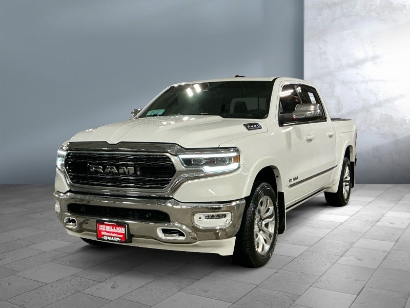 2024 RAM 1500 Limited in White — front three-quarter view