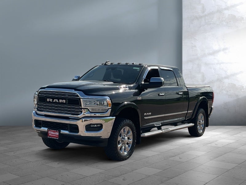 2021 RAM 3500 Limited in Black — front three-quarter view