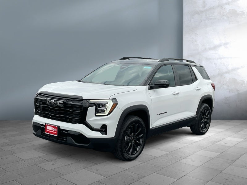 2027 GMC Terrain AWD Elevation in Summit White — front three-quarter view