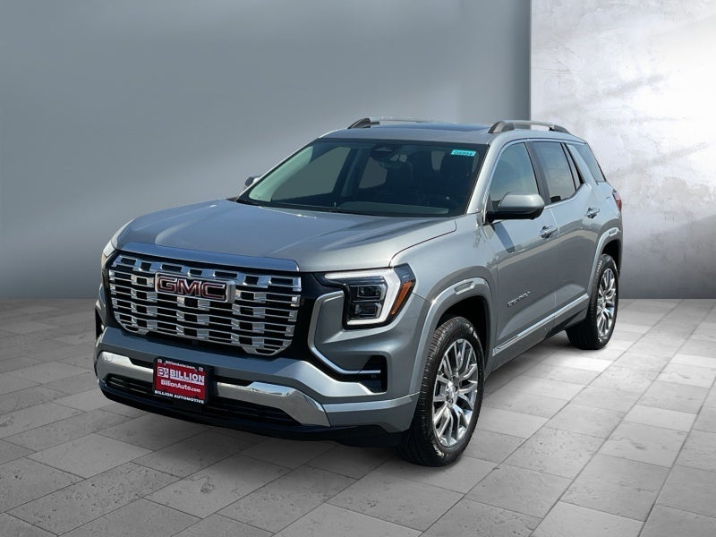 2026 GMC Terrain Denali in Sterling Metallic — front three-quarter view