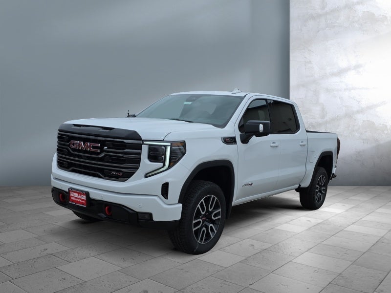 2026 GMC Sierra 1500 AT4 in Summit White — front three-quarter view