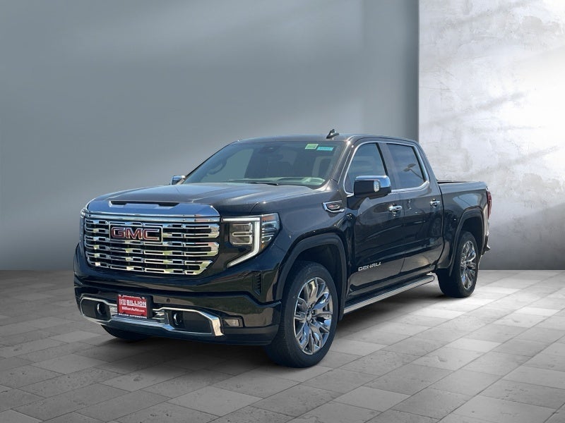 2026 GMC Sierra 1500 Denali in Onyx Black — front three-quarter view